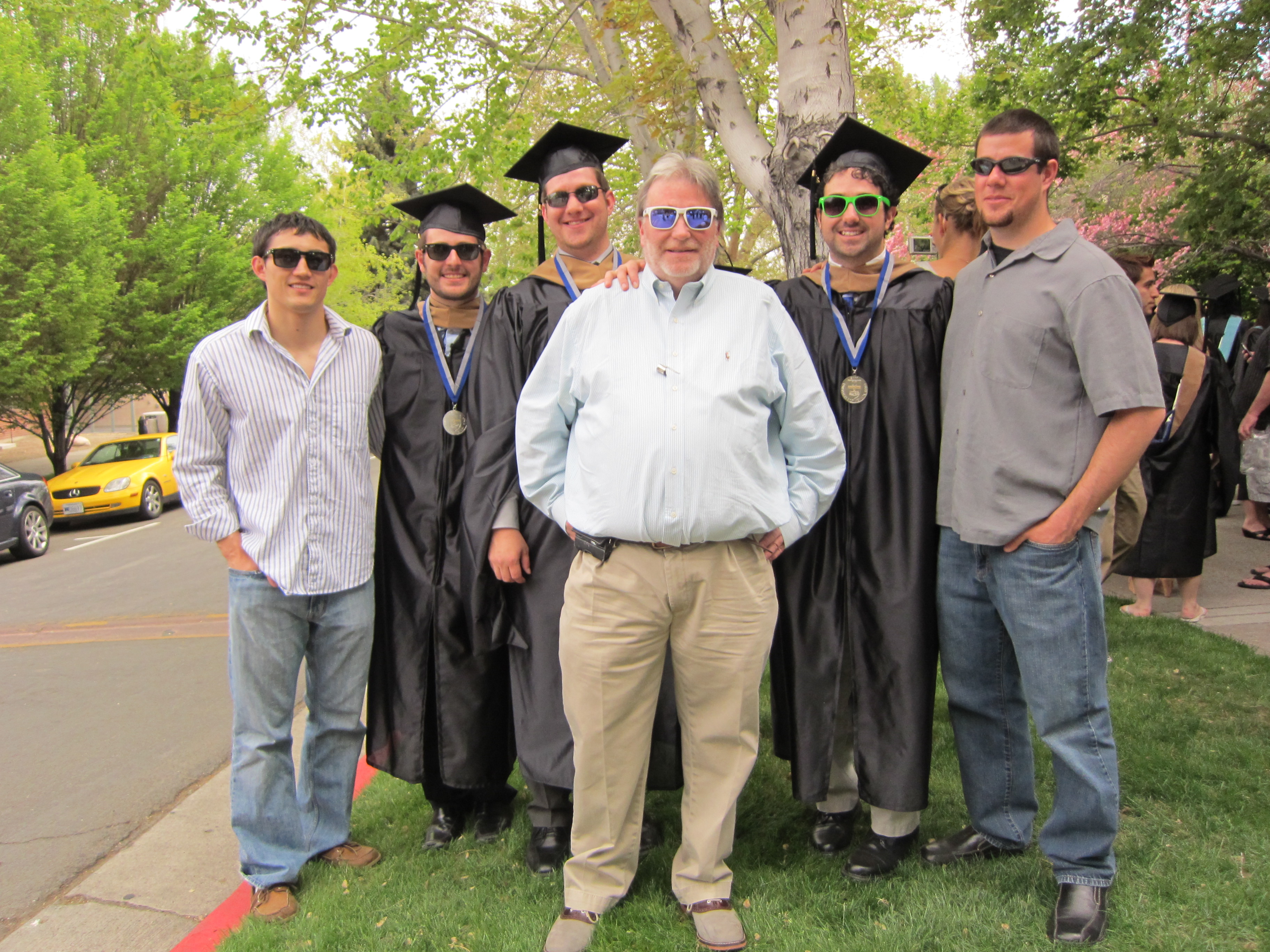 NUR MBA Graduation Spring 2011 Zac, Tad, Garrett, and Anton